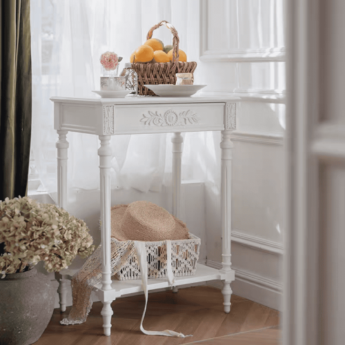 Elegant French serving table
