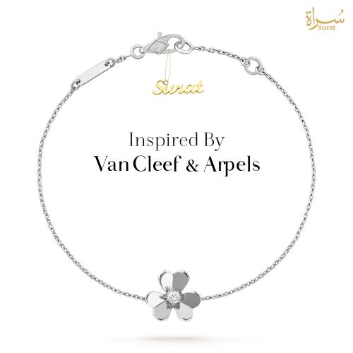 The small flower-studded bracelet
