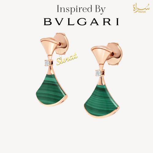 Roman fan earrings