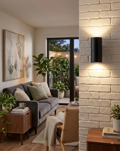 أبليك جداري LED تصميم الاسطوانة - إضاءة اتجاهين 2×...