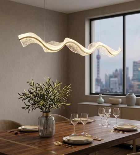 ثريا LED مودرن خطية متموجة 120 سم – TQ-303-240