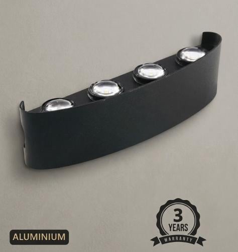 أبليك جداري خارجي منحني بأربع عدسات LED 16 واط – P...