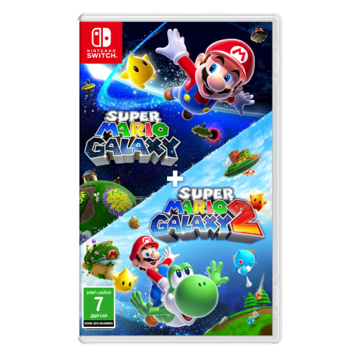 لعبة Super Mario Galaxy + Super Mario Galaxy 2 - N...