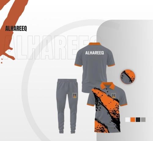 طقم النادي بولو - رصاصي