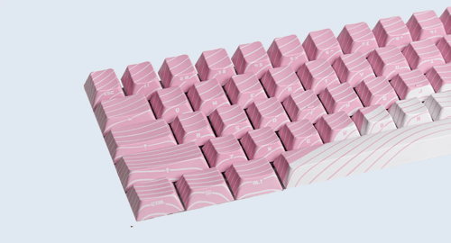 كيكاب موجة مغناطيسية ابيض وردي - Pink White Magnet...