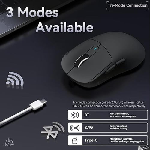 ماوس اتاك شارك اكس 3 ( اسود ) - Attack Shark X3 Mo...