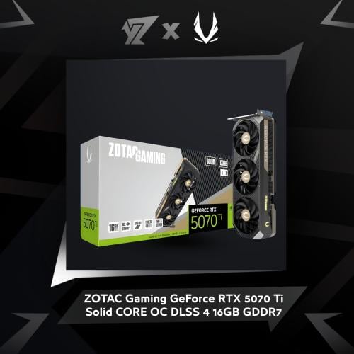 كرت شاشة 5070 تي اي 16 جي بي- RTX 5070 Ti Solid 16...