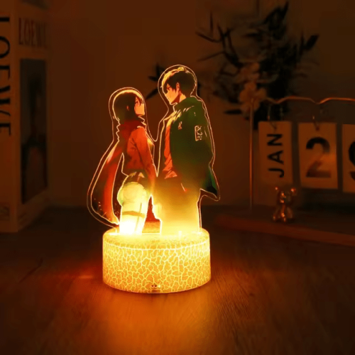 اضاءه ملونه ايرين و ميكاسا - Eren & Mikasa Color L...