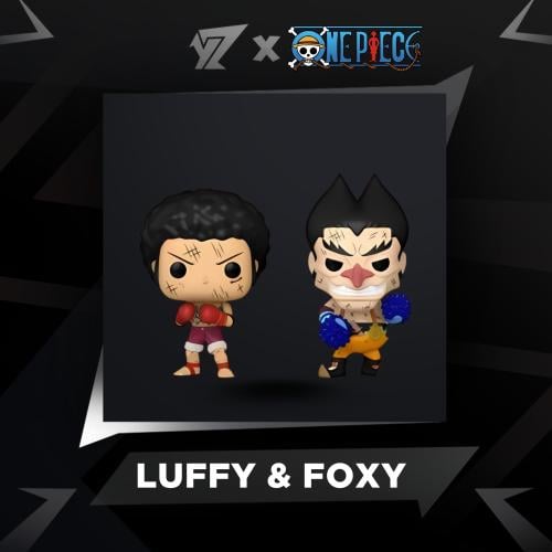 لوفي وفوكسي فونكو بوب - Luffy & Foxy Funko pop