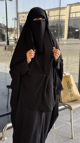 خمار الراحة ( نقاب مدمج بخمار )