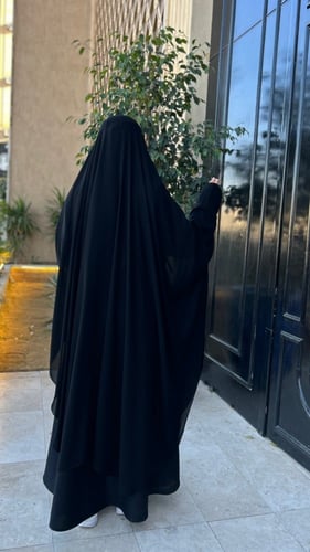 خمار قماش ( طرحة ) مقفل