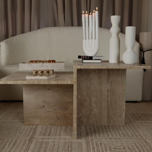 طاولات رخام ترافنتينيو