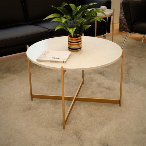 طاولة قهوة رخام كلاسيك