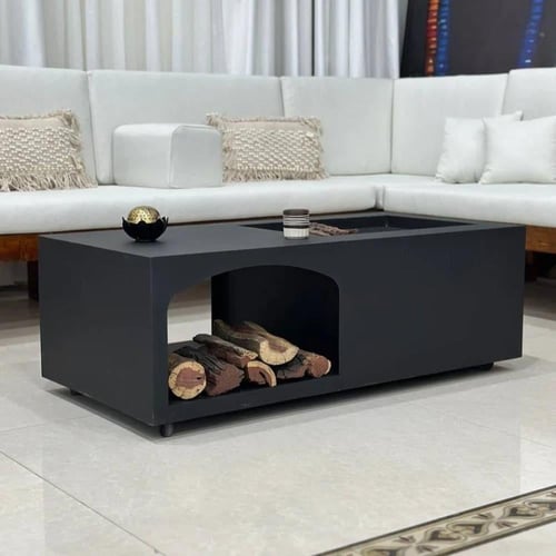 منقل بكس ديكور صاج لون اسود