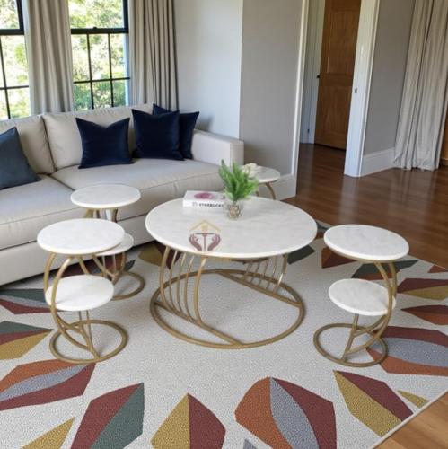 تفصيل خاص طقم طاوله مع 8 خدمات ستاندر