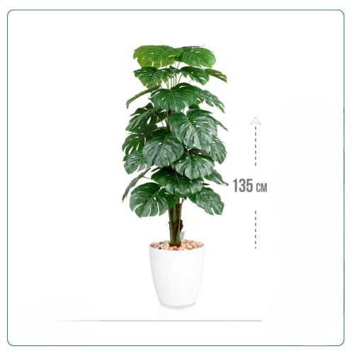 شجر صناعي سطل ابيض 135 سم