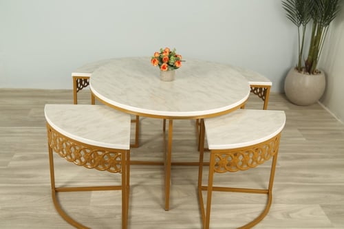 طقم طاوله حديد ليزر مع الخدمات