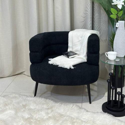 كرسي بوكليه لون اسود