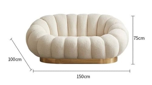 كنب بوكليه ابيض ومتوفر اللوان متعدده