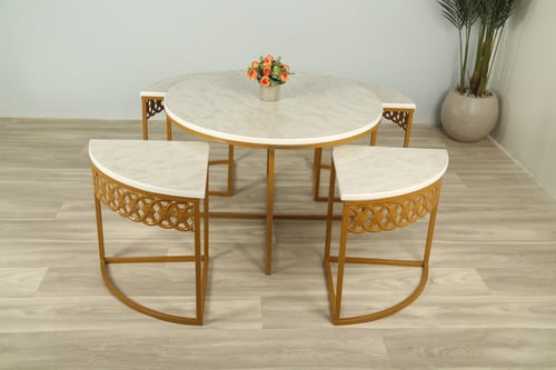 طقم طاوله حديد ليزر مع الخدمات