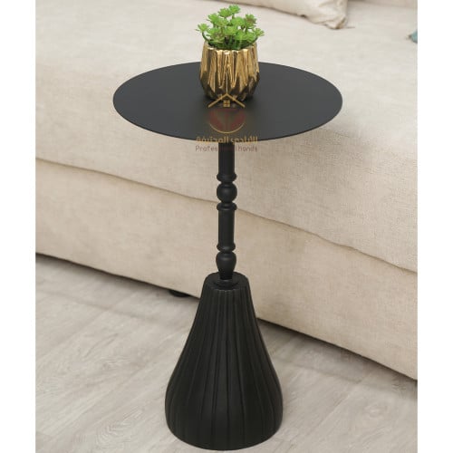 طاوله خدمه مودرن سطح حديد وقاعده رخام صناعي