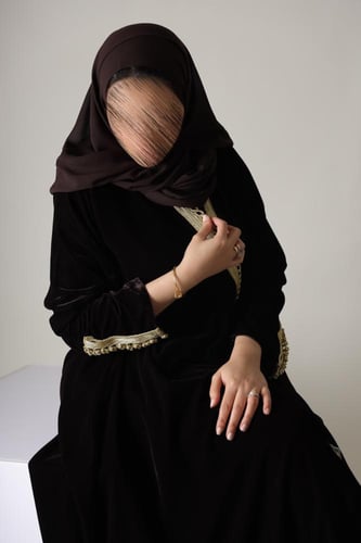 Dark Brown Abaya