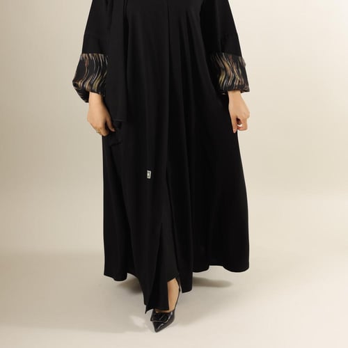Black and Gold Abaya