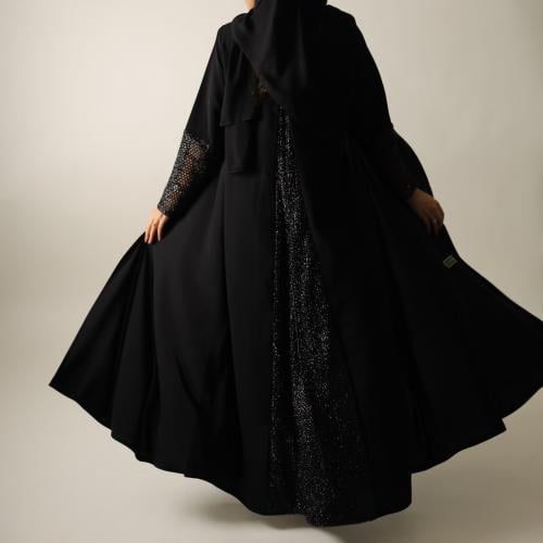 Black Crepe Abaya