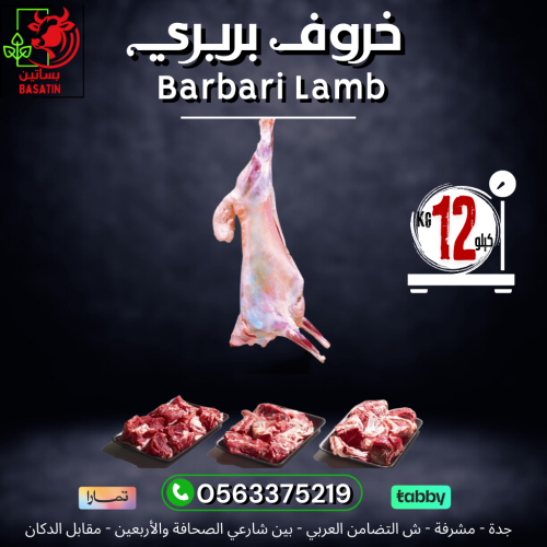 ذبيحة خروف بربري 12 كيلو