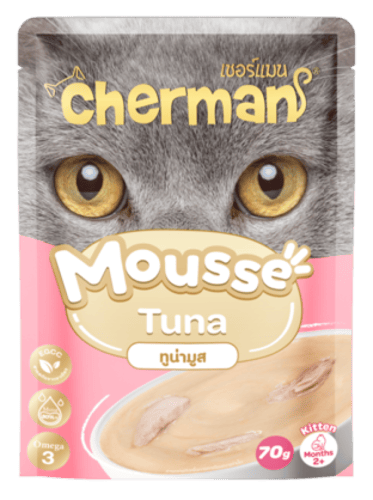 شيرمان اكل رطب للقطط الصغيرة بالتونة ماوس غني بالب...