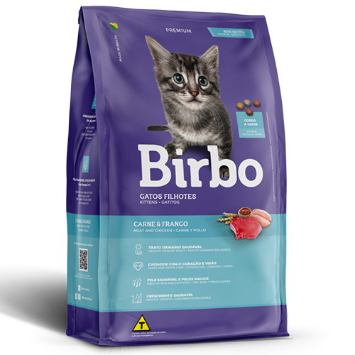 بيربو دراي فود للقطط الصغيرة باللحم والدجاج 15 كيل...