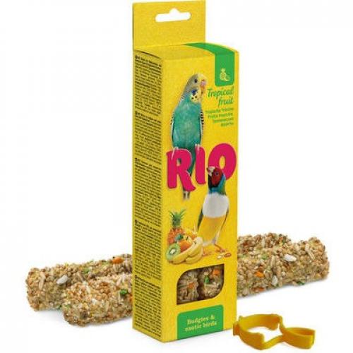 ريو مكافات ستيك لطيور البادجي بالفواكه 2×40 جم