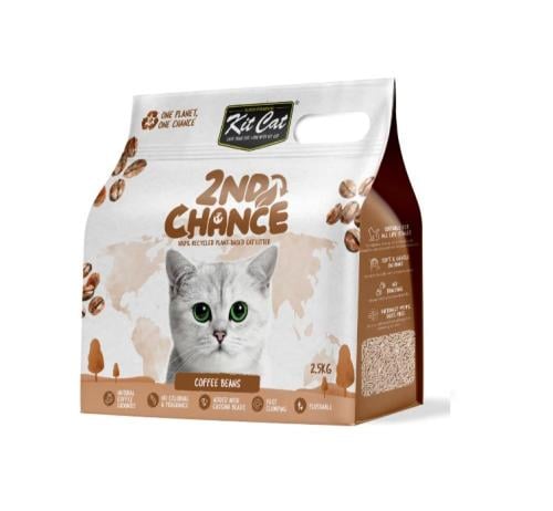 رمل للقطط كت كات من بذور القهوة 2.5 كيلو