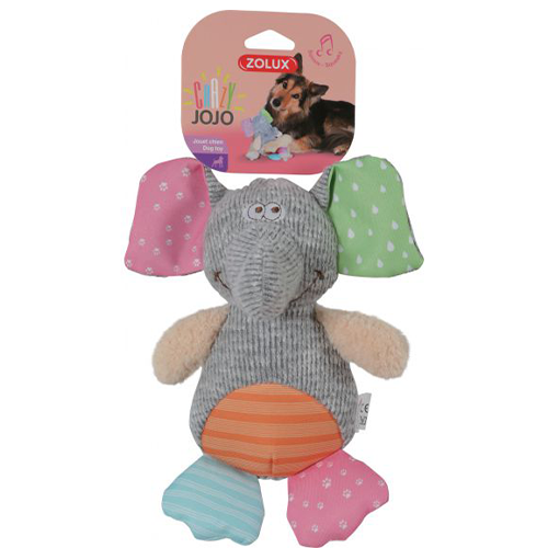 لعبة كلاب قطيفة شكل فيل للمضغ واللعب