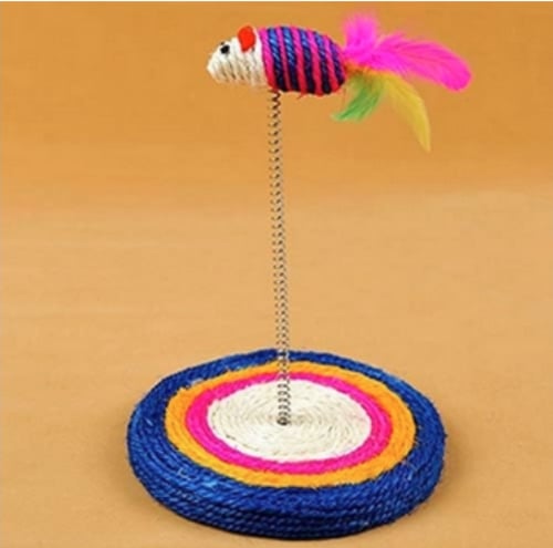 خداشة قطط تفاعلية مع لعبة فأر لتحفيز الغريزة والمر...