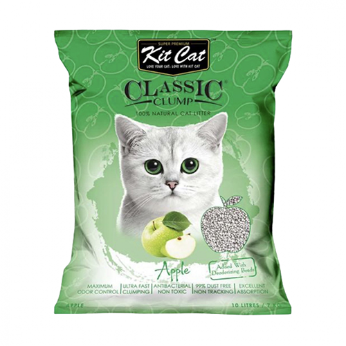 رمل قطط كيت كات كلاسيك برائحة التفاح 10 لتر