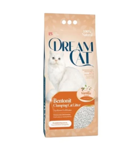 دريم كات رمل قطط بنتونايت تكتل عالي برائحة الفانيل...