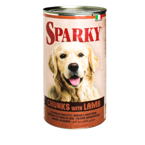 اكل كلاب سباركي بقطع اللحم الضأني 1250 جم