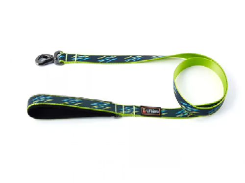 حبل قيادة ليش للكلاب الكبيرة مقاس وسط لون أخضر