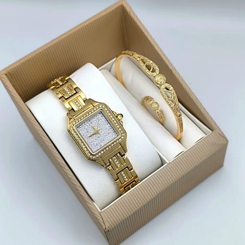 طقم نسائي - ( ساعة ، اسوارة ، خاتم )