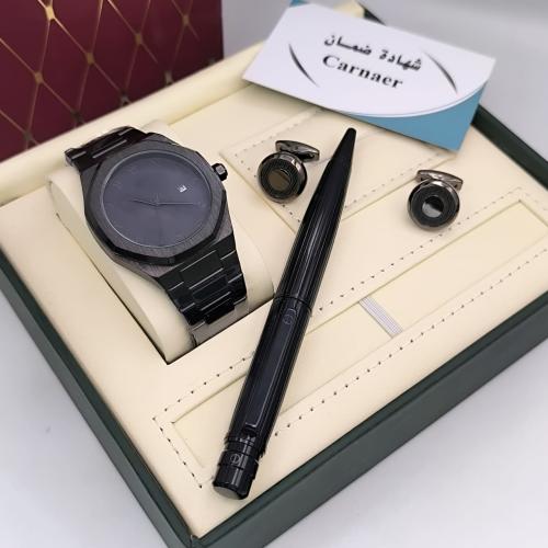 طقم رجالي - ( ساعة ، كبك ، قلم ، سبحه )