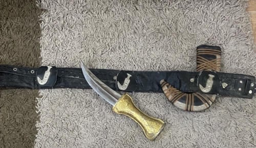 خنجر نجدي - مع حزام