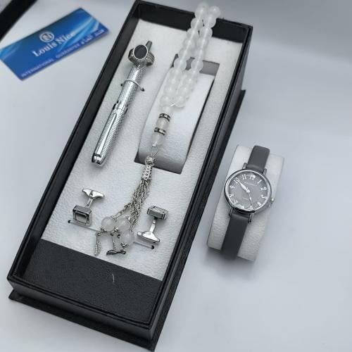 طقم أطفال - (ساعة ، كبك ، سبحة ، قلم ، خاتم)