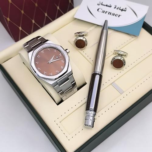 طقم رجالي - ( ساعة ، كبك ، قلم ، سبحه )