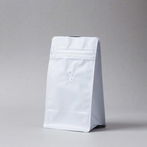 كيس قهوة ألمنيوم أبيض ( 250 جم ) (1000 حبة)