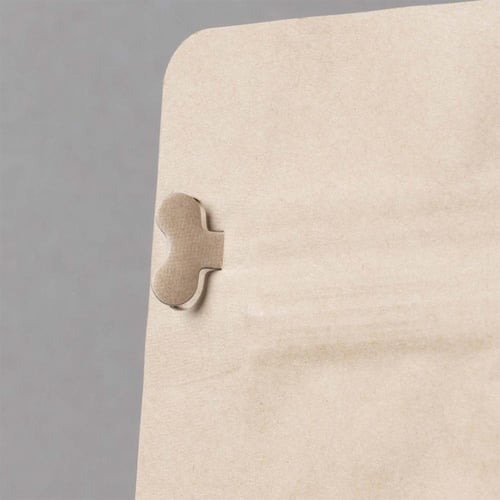 كيس قهوة كرافت بني ( 1 كجم ) (100 حبة)