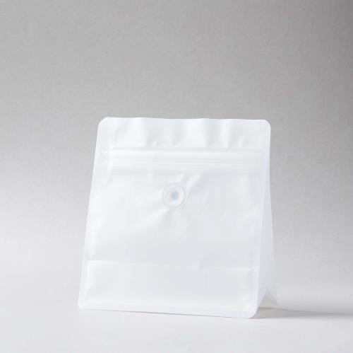 كيس قهوة عريض أبيض ( 250 جم ) (100 حبة)