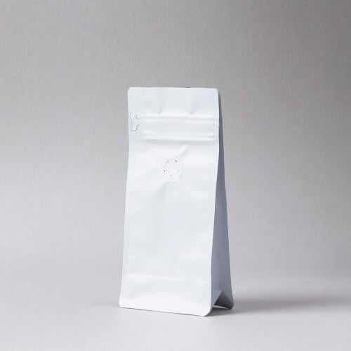 كيس قهوة ألمنيوم أبيض ( 100 جم ) (100 حبة)