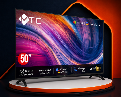 شاشة MTC 50 بوصة Google TV سمارت UHD