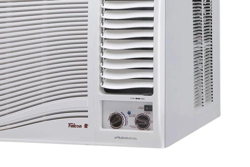 مكيف شباك فالكون انسيابي سعة التبريد 17.200 وحدة